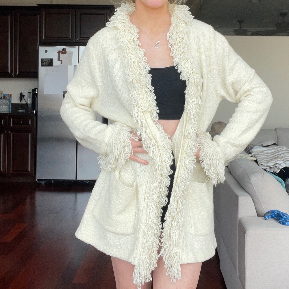 Vintage shag cardigan